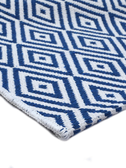 Diamond Cotton Printed Rug