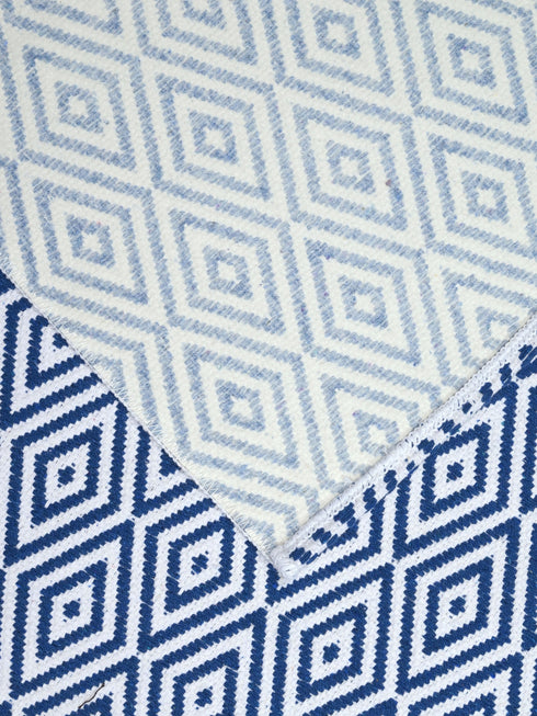 Diamond Cotton Printed Rug