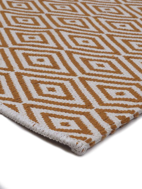 Diamond Cotton Printed Rug
