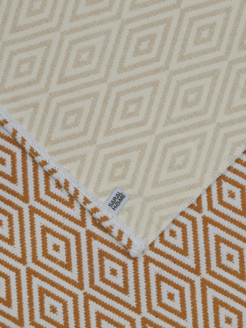 Diamond Cotton Printed Rug