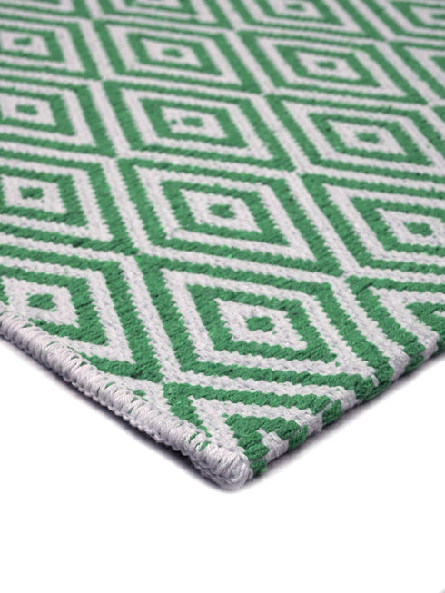 Diamond Cotton Printed Rug