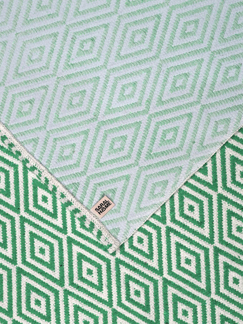 Diamond Cotton Printed Rug