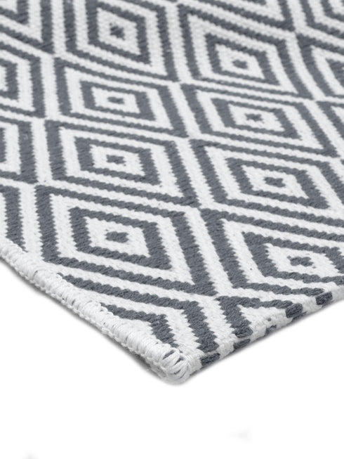 Diamond Cotton Printed Rug
