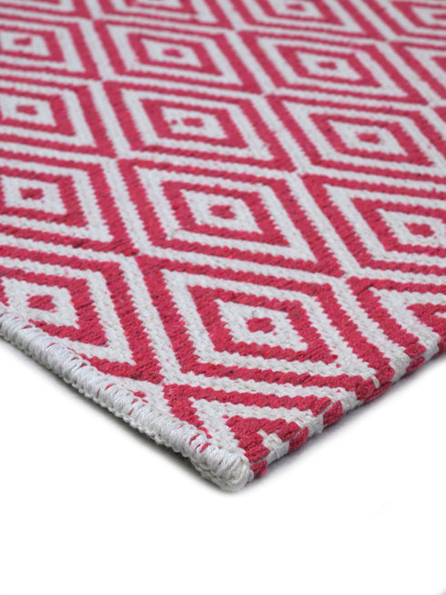 Diamond Cotton Printed Rug