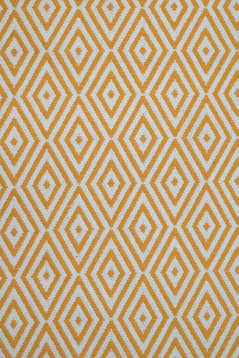 Diamond Cotton Printed Rug