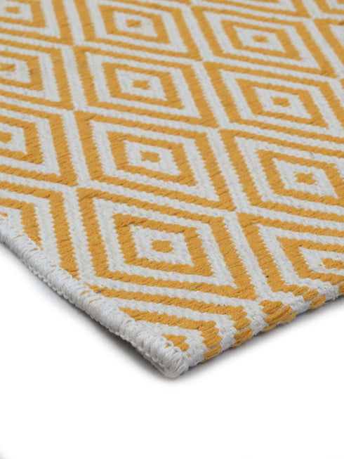 Diamond Cotton Printed Rug