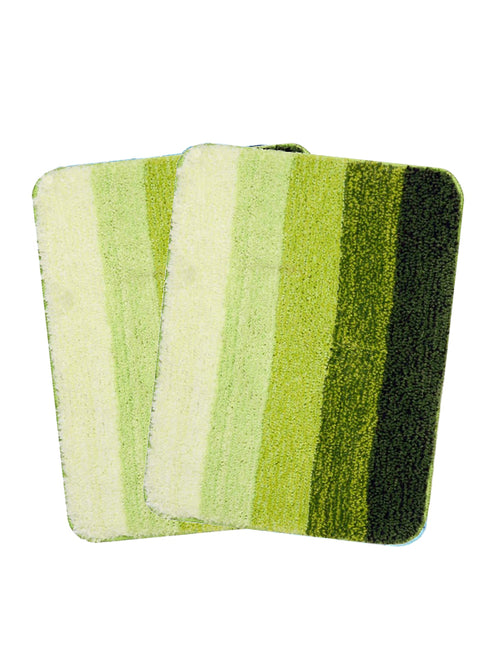 OMBRE Stripe Soft Anti Slip Bathset (2PcsSet)