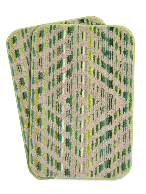 TIM TIM Microfiber Anti-Skid Bath Mats | Soft Water Absorbing Mat | Combo Pack of 2 40x60 CM