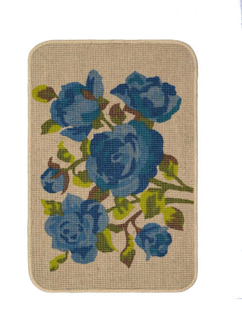 Microfiber Bath Mat & Jute Door Mat Combo Pack of 2Pc | Anti-Skid | Quick Drying | Soft Water Absorbent | Diamond & Floral Pattern