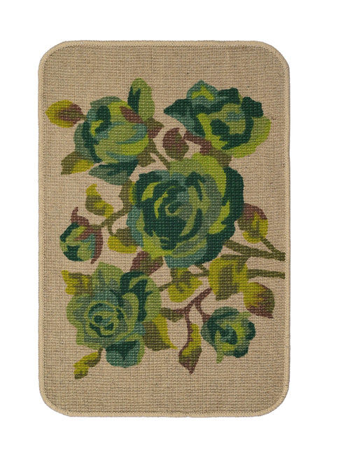 Microfiber Bath Mat & Jute Door Mat Combo Pack of 2Pc | Anti-Skid | Quick Drying | Soft Water Absorbent | Diamond & Floral Pattern