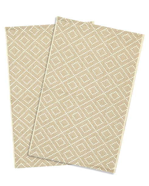 Cotton Floor Mat|Anti Skid Mats | Medium Weight Washable Quick Drying Multi Purpose Doormat | Bedroom, Outdoor