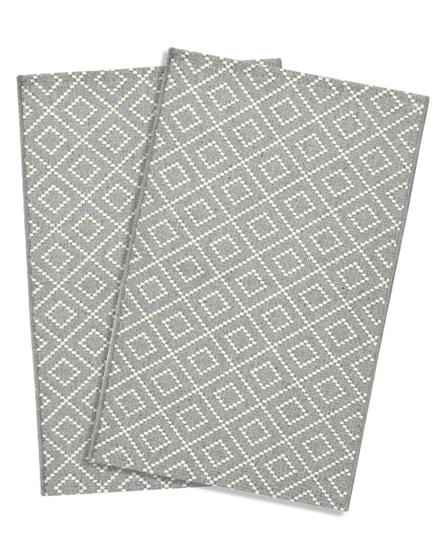 Cotton Floor Mat|Anti Skid Mats | Medium Weight Washable Quick Drying Multi Purpose Doormat | Bedroom, Outdoor