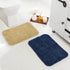 SOC-227 Microfiber Anti-Skid Bath Mats |Water Absorbing Mat | Washable Quick Drying Footmat | Home, Bathroom, Bedroom, Kitchen | Solid Floor Mat