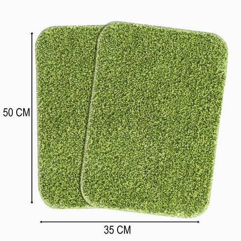 SOC-227 Microfiber Anti-Skid Bath Mats |Water Absorbing Mat | Washable Quick Drying Footmat | Home, Bathroom, Bedroom, Kitchen | Solid Floor Mat