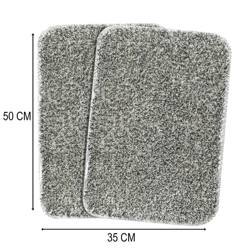 SOC-227 Microfiber Anti-Skid Bath Mats |Water Absorbing Mat | Washable Quick Drying Footmat | Home, Bathroom, Bedroom, Kitchen | Solid Floor Mat