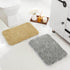 SOC-227 Microfiber Anti-Skid Bath Mats |Water Absorbing Mat | Washable Quick Drying Footmat | Home, Bathroom, Bedroom, Kitchen | Solid Floor Mat