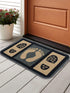Decorative Jute Printed Anti Slip Doormat Set of 3Pc- 40x60 cm