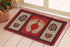 Decorative Jute Printed Anti Slip Doormat Set of 3Pc- 40x60 cm