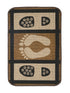 Decorative Jute Printed Anti Slip Doormat Set of 3Pc- 40x60 cm