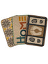 Decorative Jute Printed Anti Slip Doormat Set of 3Pc- 40x60 cm