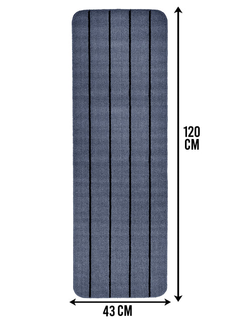 Multiuse Polyester Door Mat & Runner Floor Mat Combo Pack of 2 | Anti-Skid | Quick Drying | Soft Water Absorbent | Modern Design