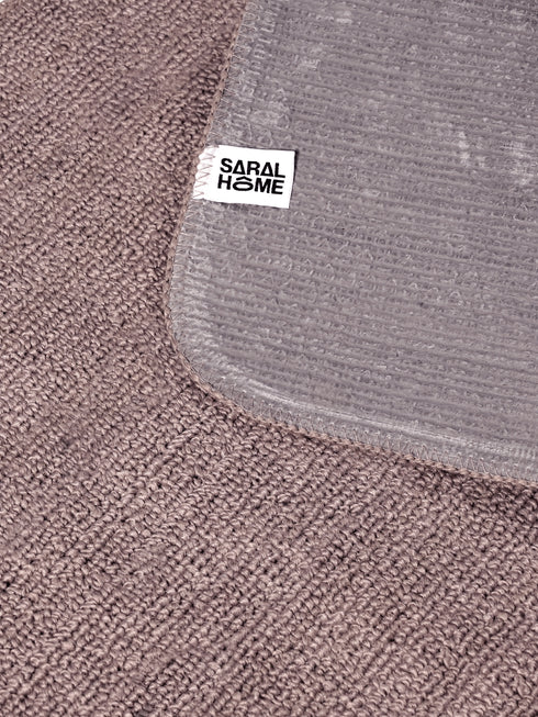 Multiuse Polyester Door Mat & Runner Floor Mat Combo Pack of 2 | Anti-Skid | Quick Drying | Soft Water Absorbent | Modern Design