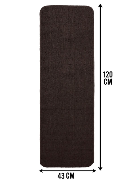 Multiuse Polyester Door Mat & Runner Floor Mat Combo Pack of 2 | Anti-Skid | Quick Drying | Soft Water Absorbent | Modern Design