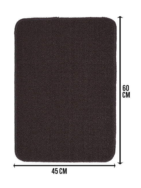 Multiuse Polyester Door Mat & Runner Floor Mat Combo Pack of 2 | Anti-Skid | Quick Drying | Soft Water Absorbent | Modern Design