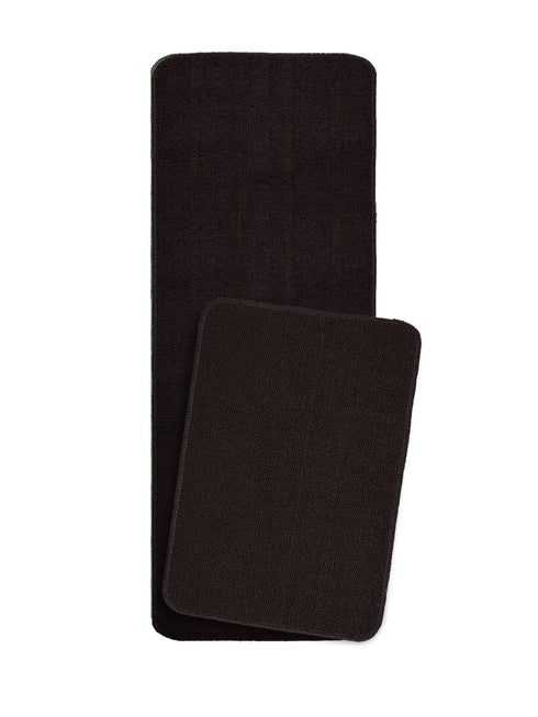 Multiuse Polyester Door Mat & Runner Floor Mat Combo Pack of 2 | Anti-Skid | Quick Drying | Soft Water Absorbent | Modern Design