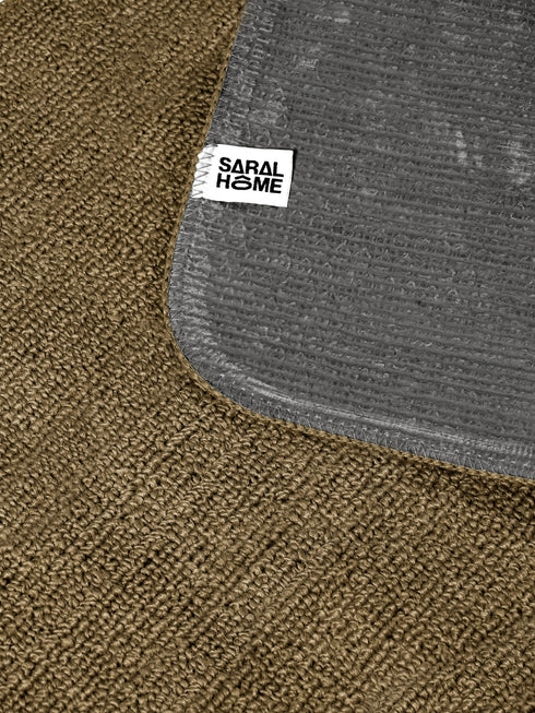 Multiuse Polyester Door Mat & Runner Floor Mat Combo Pack of 2 | Anti-Skid | Quick Drying | Soft Water Absorbent | Modern Design