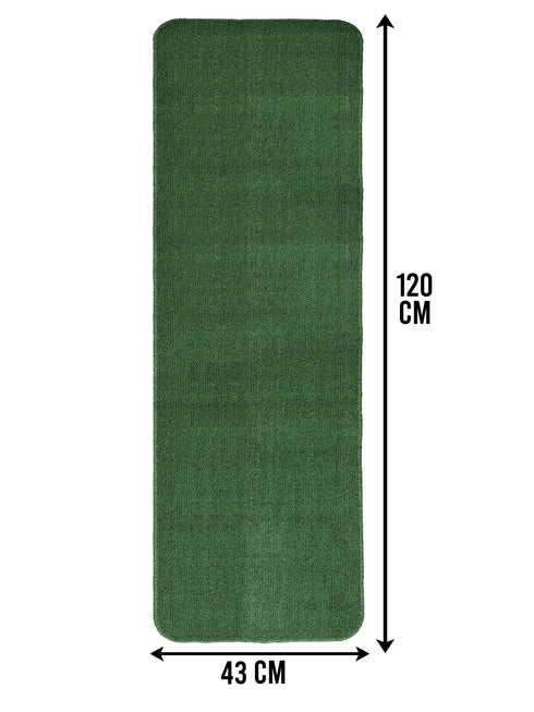 Multiuse Polyester Door Mat & Runner Floor Mat Combo Pack of 2 | Anti-Skid | Quick Drying | Soft Water Absorbent | Modern Design