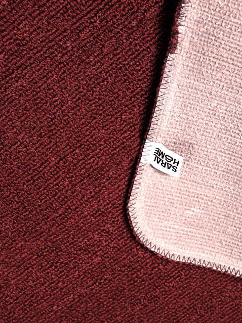 Multiuse Polyester Door Mat & Runner Floor Mat Combo Pack of 2 | Anti-Skid | Quick Drying | Soft Water Absorbent | Modern Design