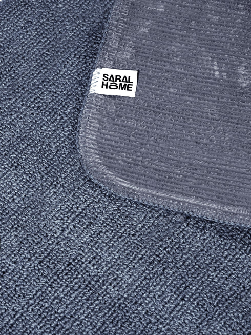 Multiuse Polyester Door Mat & Runner Floor Mat Combo Pack of 2 | Anti-Skid | Quick Drying | Soft Water Absorbent | Modern Design