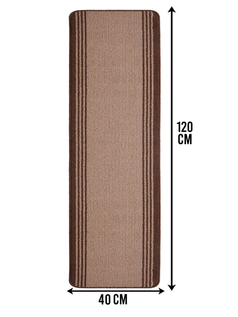 Multiuse Polyester Door Mat & Runner Floor Mat Combo Pack of 2 | Anti-Skid | Quick Drying | Soft Water Absorbent | Modern Design