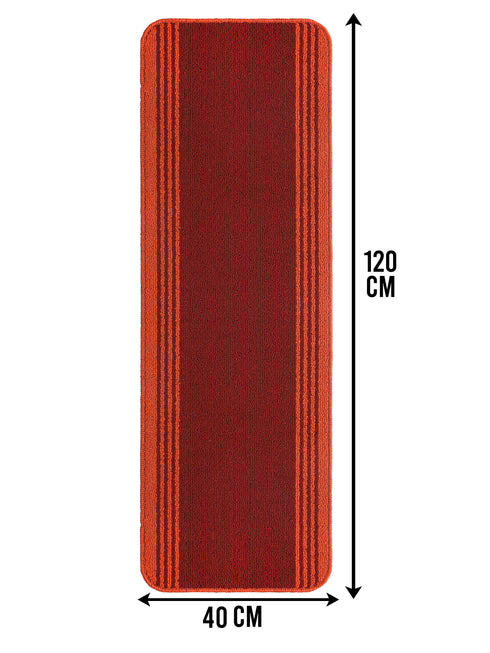 Multiuse Polyester Door Mat & Runner Floor Mat Combo Pack of 2 | Anti-Skid | Quick Drying | Soft Water Absorbent | Modern Design