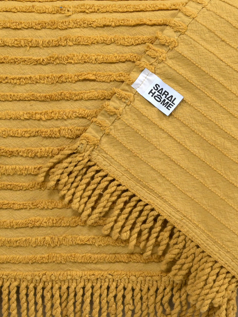 BARKHA Stripe Cotton Sofa Throw-Cover