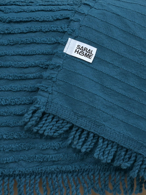 BARKHA Stripe Cotton Sofa Throw-Cover