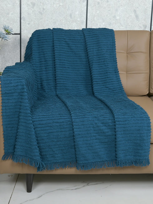 BARKHA Stripe Cotton Sofa Throw-Cover