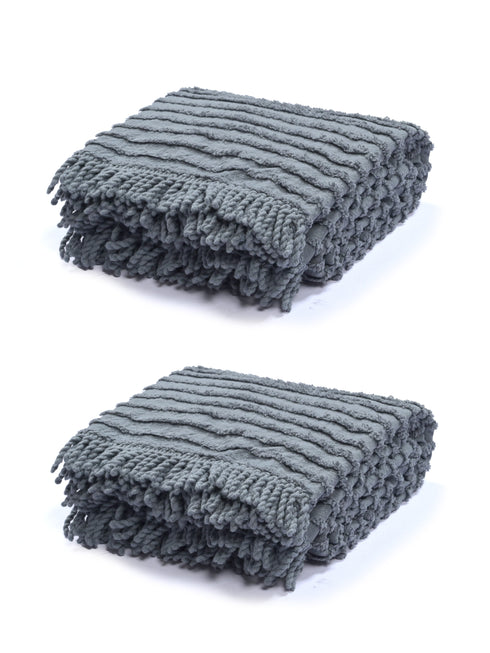 BARKHA Stripe Cotton Sofa Throw-Cover