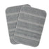 SOS-1019 High Low Loop Soft Microfiber Anti-Slip Set of 2 Bathmat