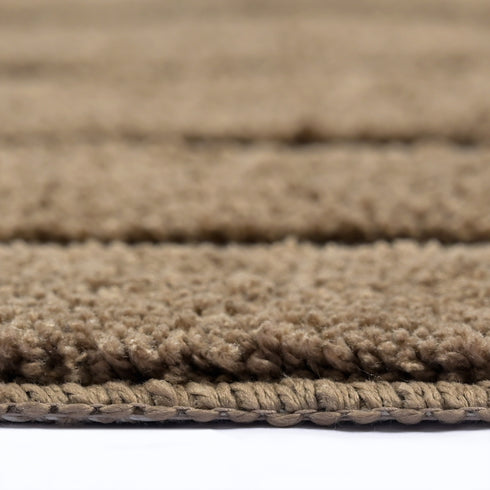 High Low Loop Soft Microfiber Anti-Slip Runner | Set of 2