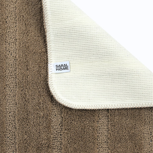 High Low Loop Soft Microfiber Anti-Slip Runner | Set of 2