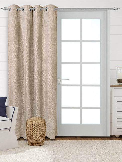 Maroon long door blackout curtains 2 piece