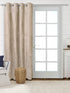 Maroon long door blackout curtains 2 piece