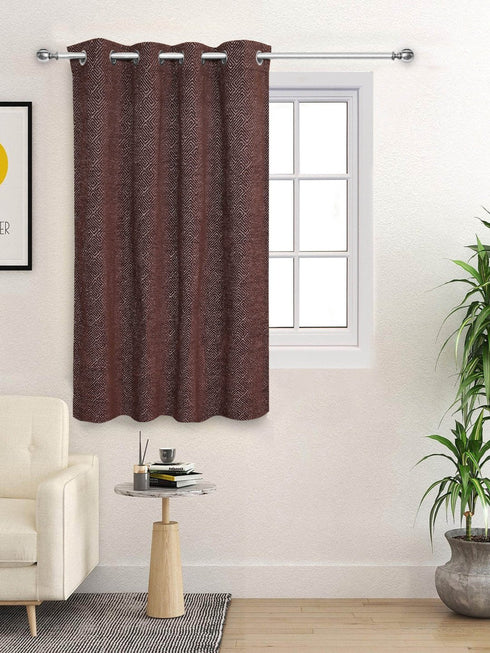 Blue long door blackout curtains 2 piece