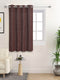 Blue long door blackout curtains 2 piece