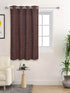 Blue long door blackout curtains 2 piece