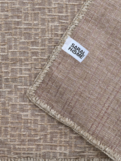 TIC-TAC Velvet Cotton Sofa Throw-Cover