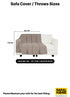 TIC-TAC Velvet Cotton Sofa Throw-Cover