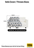 Hill Polyester Cotton Sofa Throw Cover | Mountain Texture